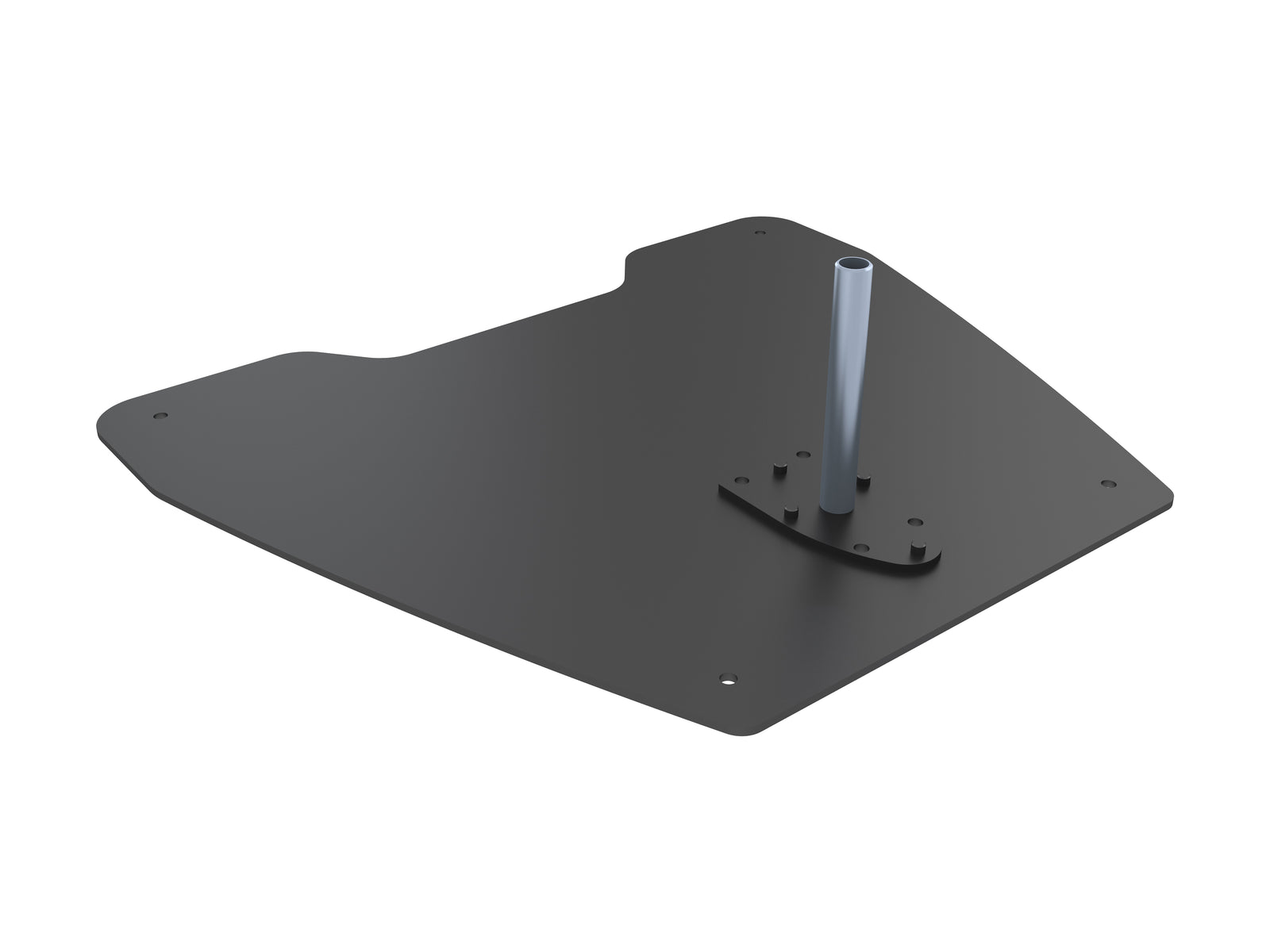 Multibrackets M Pro Series Small Floorplate Fixed Mounting Base – Black | 7350022737013 Mount Accessories Multibrackets