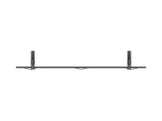 Multibrackets M Pro Series Tilt Wall Mount for 75–110" Displays VESA 1200x800 – Black | 7340234815449 Wall Mount Bracket Multibrackets
