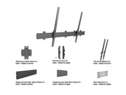Multibrackets M Pro Series Tilt Wall Mount for 75–110" Displays VESA 1600x900 – Black | 7340234815456 Wall Mount Bracket Multibrackets
