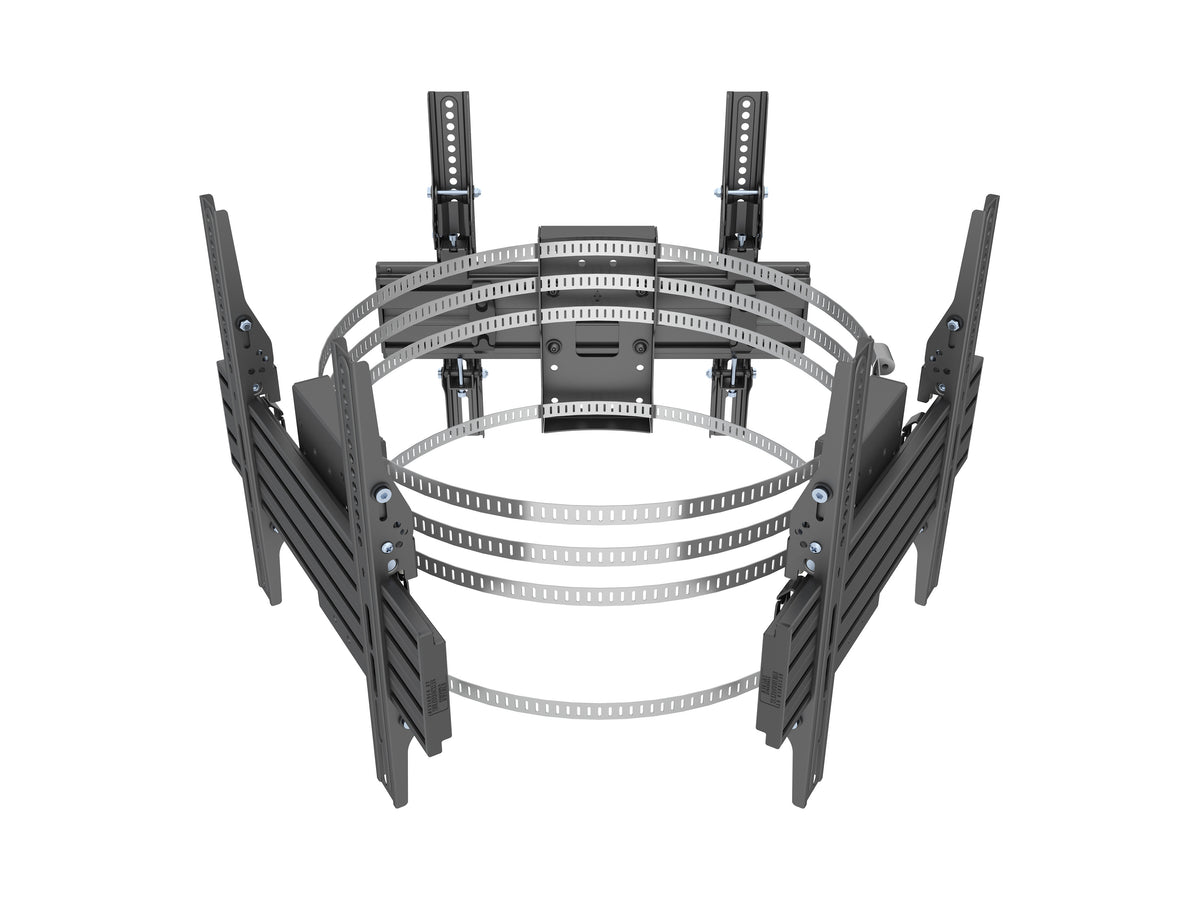 Multibrackets M Pro Series Triple-Sided Column Mount for 32–75" Displays – Black | 7340234815623