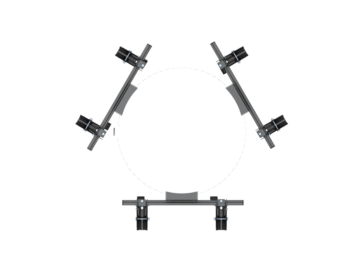 Multibrackets M Pro Series Triple-Sided Column Mount for 32–75" Displays – Black | 7340234815623