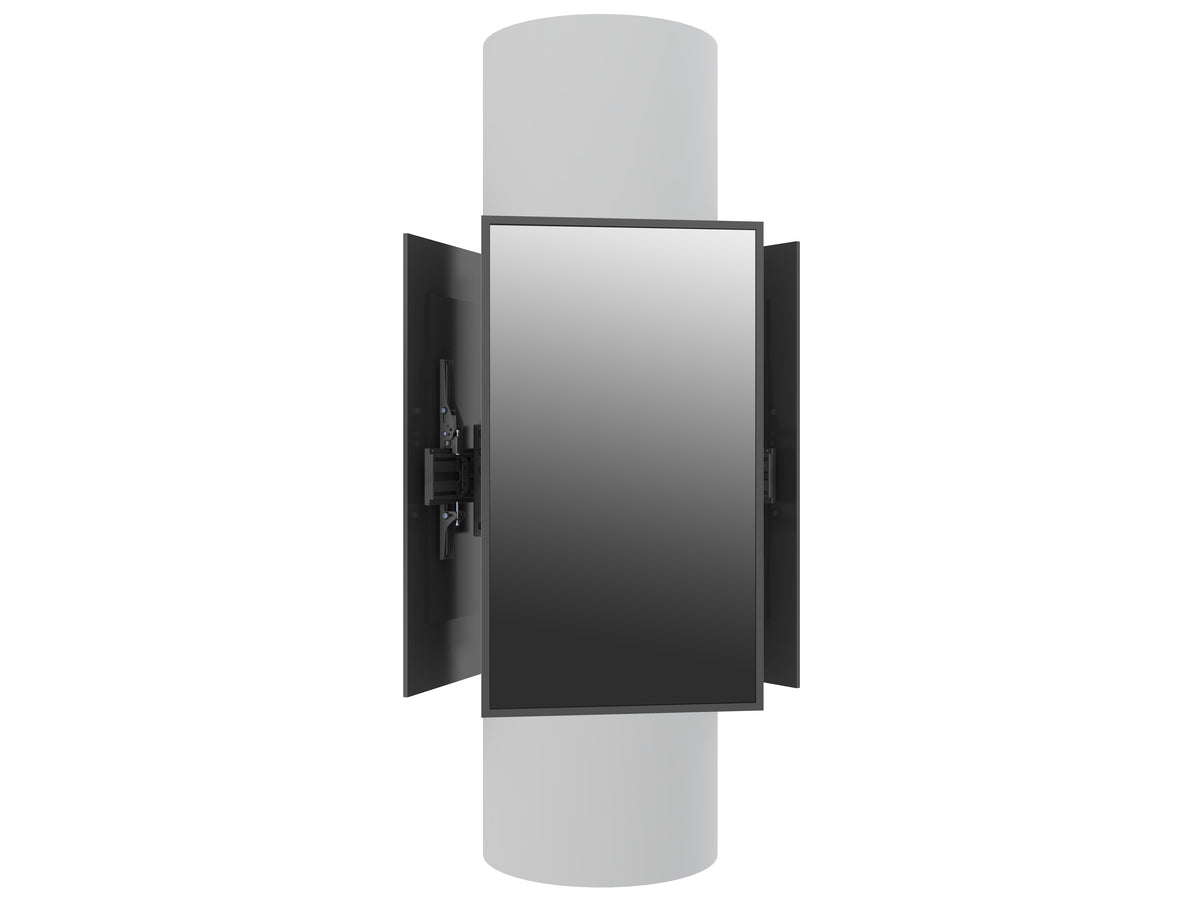 Multibrackets M Pro Series Triple-Sided Column Mount for 32–75" Displays – Black | 7340234815623