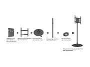 Multibrackets M Pro Series VESA Extension Kit 400x400 for Video Walls – Black | 7350105219047 Mount Accessories Multibrackets