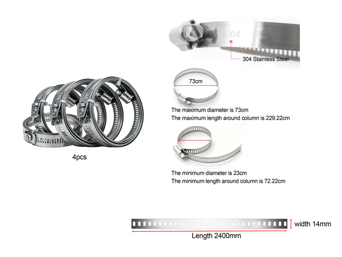 Multibrackets M Pro Series Wallmount Column Steelstrips SD – Chrome | 7340234811427 Mount Accessories Multibrackets