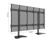 Multibrackets M Pro Sharp EC151 5x5 135" LED Video Wall Floor Stand | 7340234816576 Video Wall Mount Multibrackets