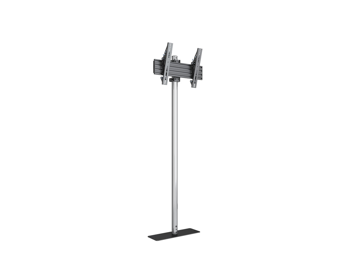 Multibrackets M Pro Single Pole Floor Stand 32–65" VESA 300 – Chrome | 7340234817139 Floor Stand Multibrackets