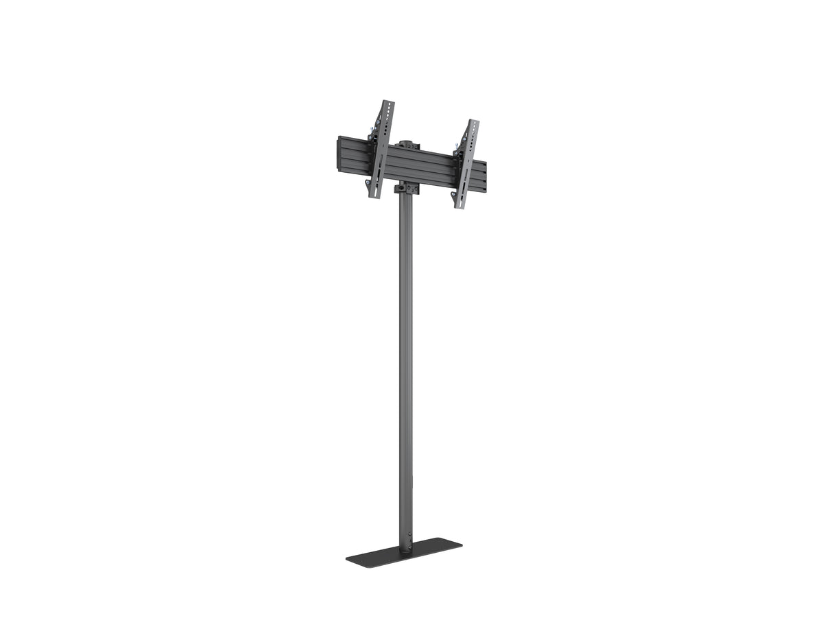 Multibrackets M Pro Single Pole Floor Stand 43–75" VESA 300 – Black | 7340234817146 Floor Stand Multibrackets