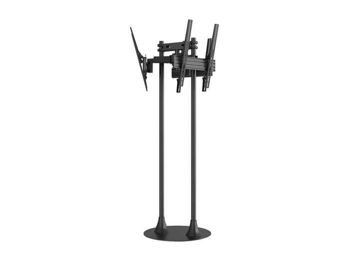Multibrackets M Pro Triple Floor Stand 32–65" VESA 400x400 – Black | 7340234812103 Floor Stand Multibrackets