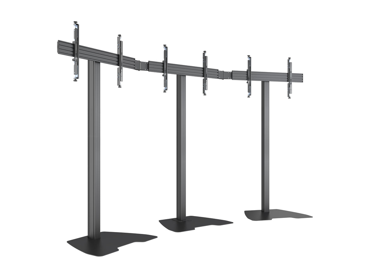 Multibrackets M Pro Video Wall Floor Stand 3x1 43–65" Micro Adjustable | 7340234813667 Floor Stand Multibrackets