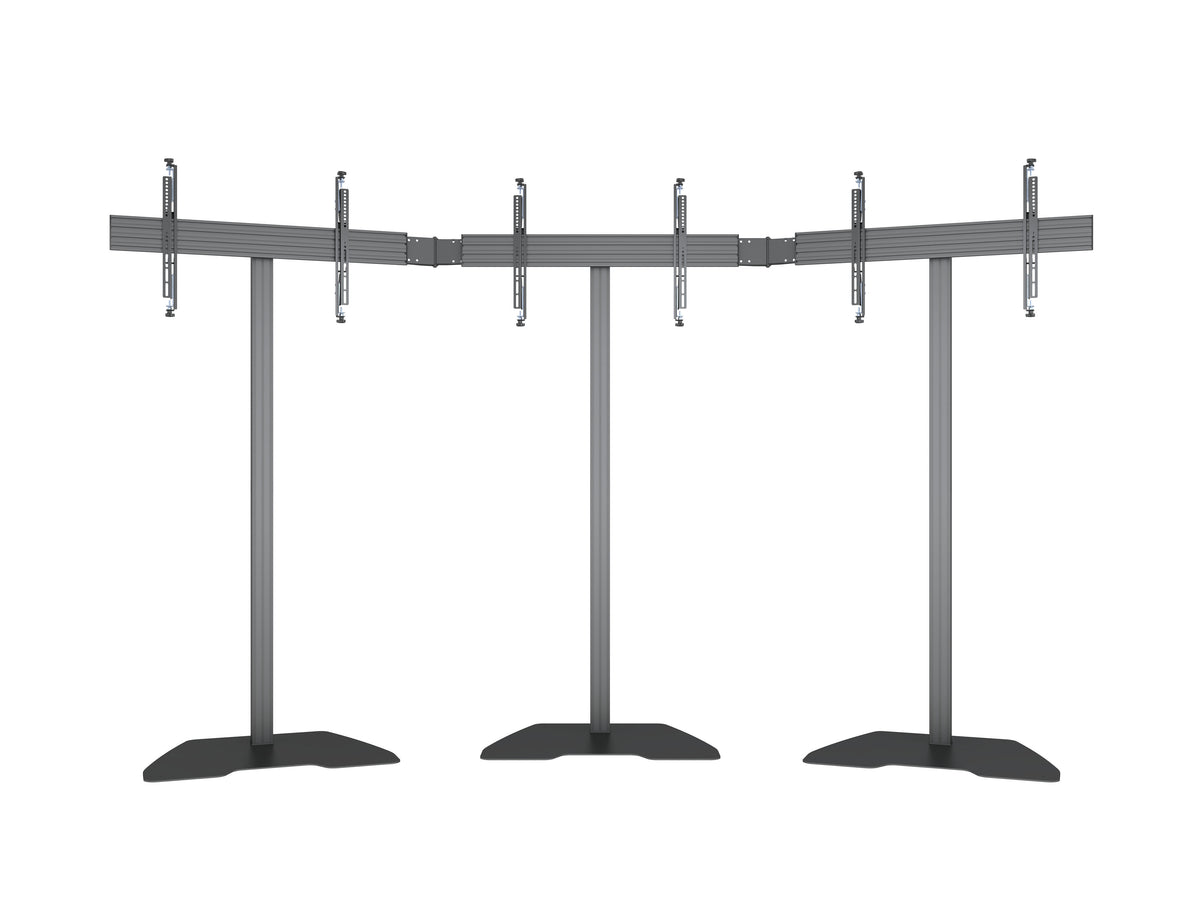 Multibrackets M Pro Video Wall Floor Stand 3x1 43–65" Micro Adjustable | 7340234813667 Floor Stand Multibrackets