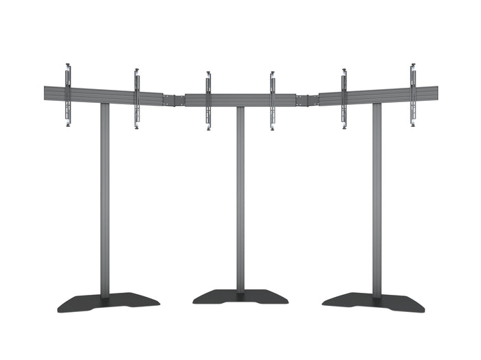 Multibrackets M Pro Video Wall Floor Stand 3x1 43–65" Micro Adjustable | 7340234813667 Floor Stand Multibrackets