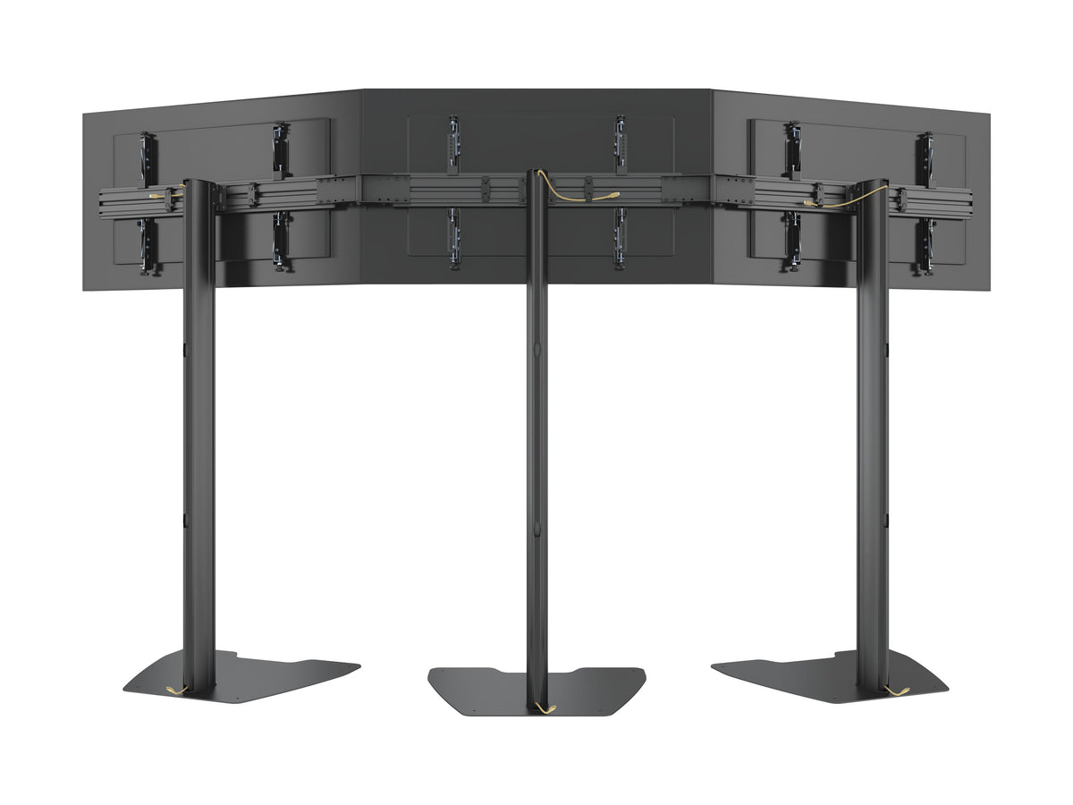 Multibrackets M Pro Video Wall Floor Stand 3x1 43–65" Micro Adjustable | 7340234813667 Floor Stand Multibrackets