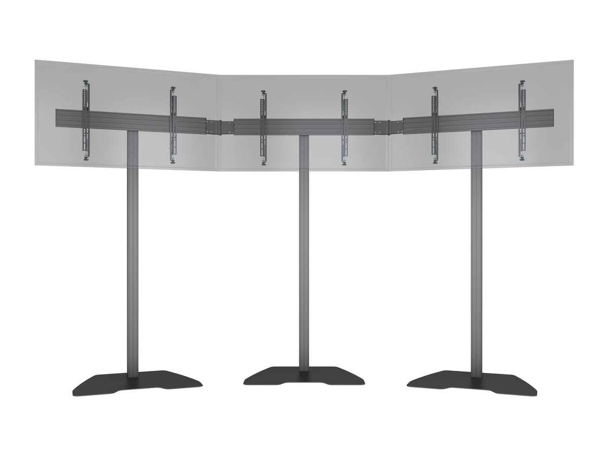 Multibrackets M Pro Video Wall Floor Stand 3x1 43–65" Micro Adjustable | 7340234813667 Floor Stand Multibrackets