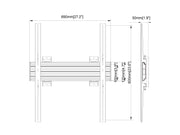 Multibrackets M Pro Wall Mount 40–100" VESA 600x600 Fixed – Black | 7340234816958 Wall Mount Bracket Multibrackets
