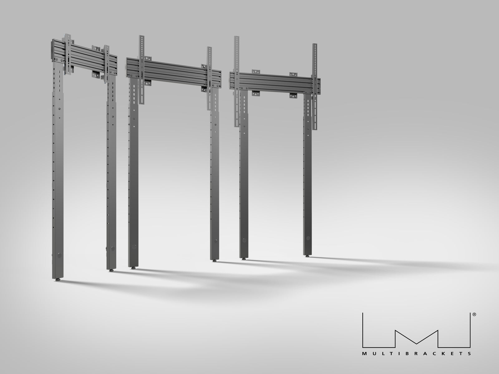 Multibrackets M Pro Wall Mount with Floor Support - Max VESA 200x200 | 7350105218408 Wall Mount Bracket Multibrackets
