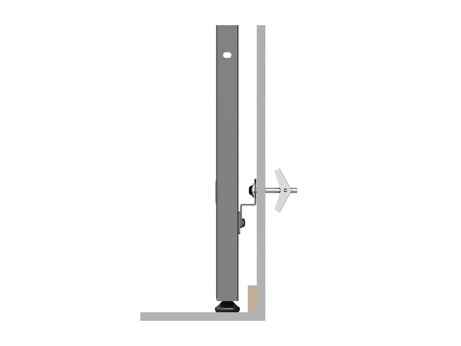 Multibrackets M Pro Wall Mount with Floor Support - Max VESA 200x200 | 7350105218408 Wall Mount Bracket Multibrackets