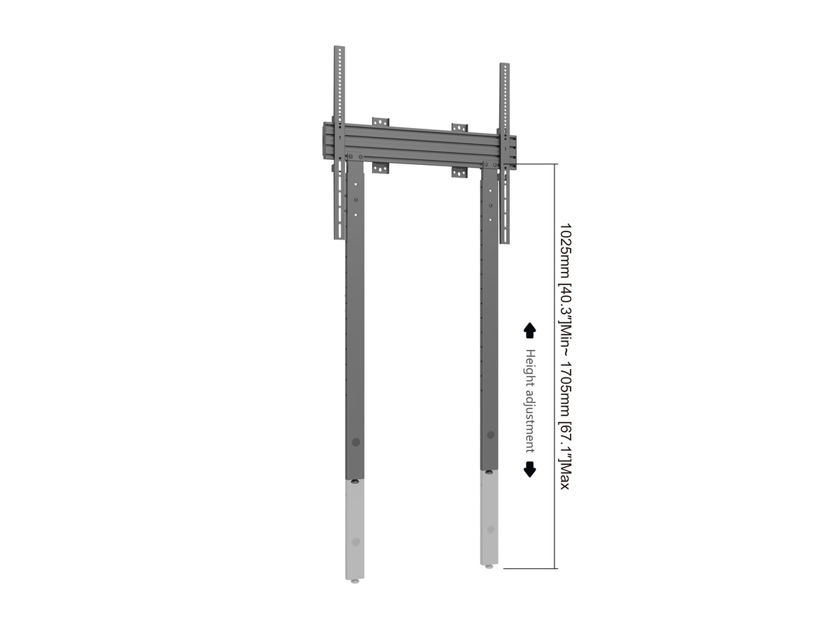 Multibrackets M Pro Wall Mount with Floor Support - Max VESA 600x600 | 7350105218385 Wall Mount Bracket Multibrackets