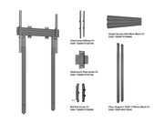 Multibrackets M Pro Wall Mount with Floor Support - Max VESA 600x600 | 7350105218385 Wall Mount Bracket Multibrackets