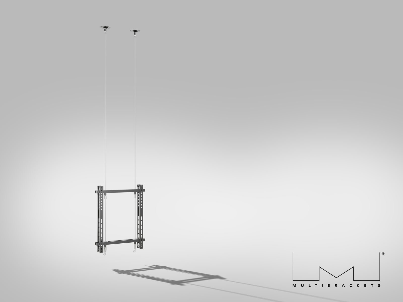 Multibrackets M Pro Wire Ceiling 6000 B2B Dual Screen Mount for 32"-65" Screens | 7350022739949 Ceiling Mount Bracket Multibrackets