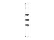 Multibrackets M Pro Wire MBC3U Triple Screen Floor to Ceiling Mount 27"-32" Screens | 7340234811304 Floor to Ceiling Display Mount Multibrackets