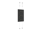 Multibrackets M Pro Wire MBC3U Triple Screen Floor to Ceiling Mount 27"-32" Screens | 7340234811304 Floor to Ceiling Display Mount Multibrackets