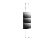 Multibrackets M Pro Wire MBC3U Triple Screen Floor to Ceiling Mount 27"-32" Screens | 7340234811304 Floor to Ceiling Display Mount Multibrackets