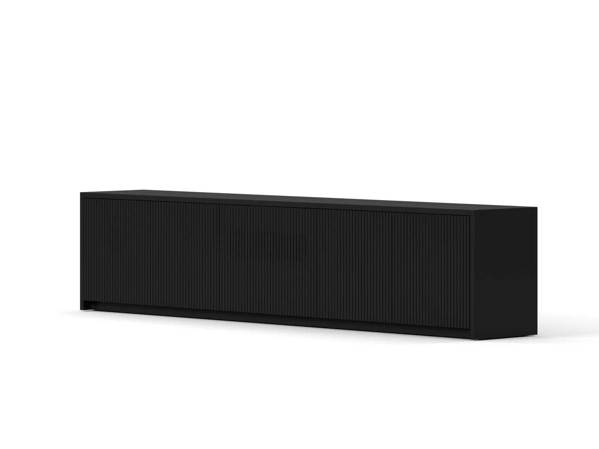 Multibrackets M Projection Laser TV Cabinet 100" with Motorized Lift – Black | 7350022732919 Motorized Floor Rising Screen Multibrackets