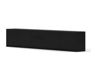 Multibrackets M Projection Laser TV Cabinet 118" with Motorized Lift – Black | 7350022733374 Motorized Floor Rising Screen Multibrackets