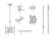 Multibrackets M Public Ceiling Mount Medium Back to Back for 32"-55" Screens | 7350073732500 Ceiling Mount Bracket Multibrackets