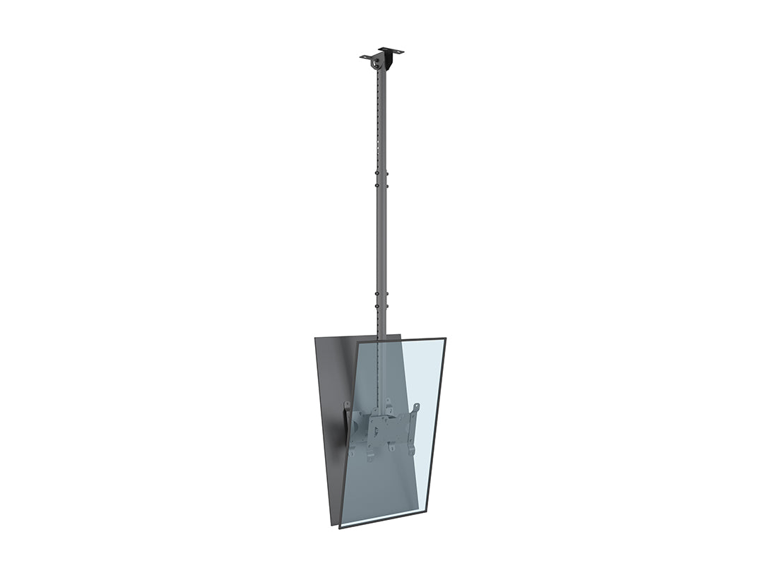 Multibrackets M Public Ceiling Mount Small Back to Back for 10"-32" Screens – Black | 7350073734740 Ceiling Mount Bracket Multibrackets