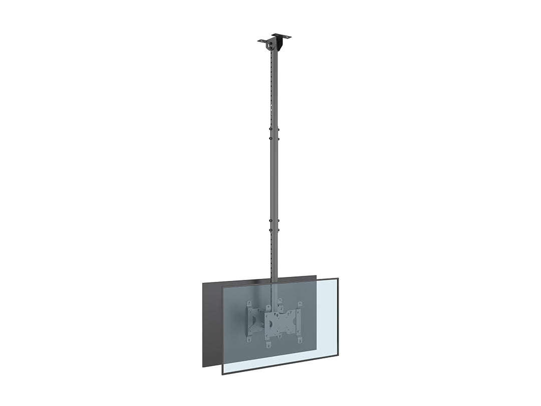 Multibrackets M Public Ceiling Mount Small Back to Back for 10"-32" Screens – Black | 7350073734740 Ceiling Mount Bracket Multibrackets