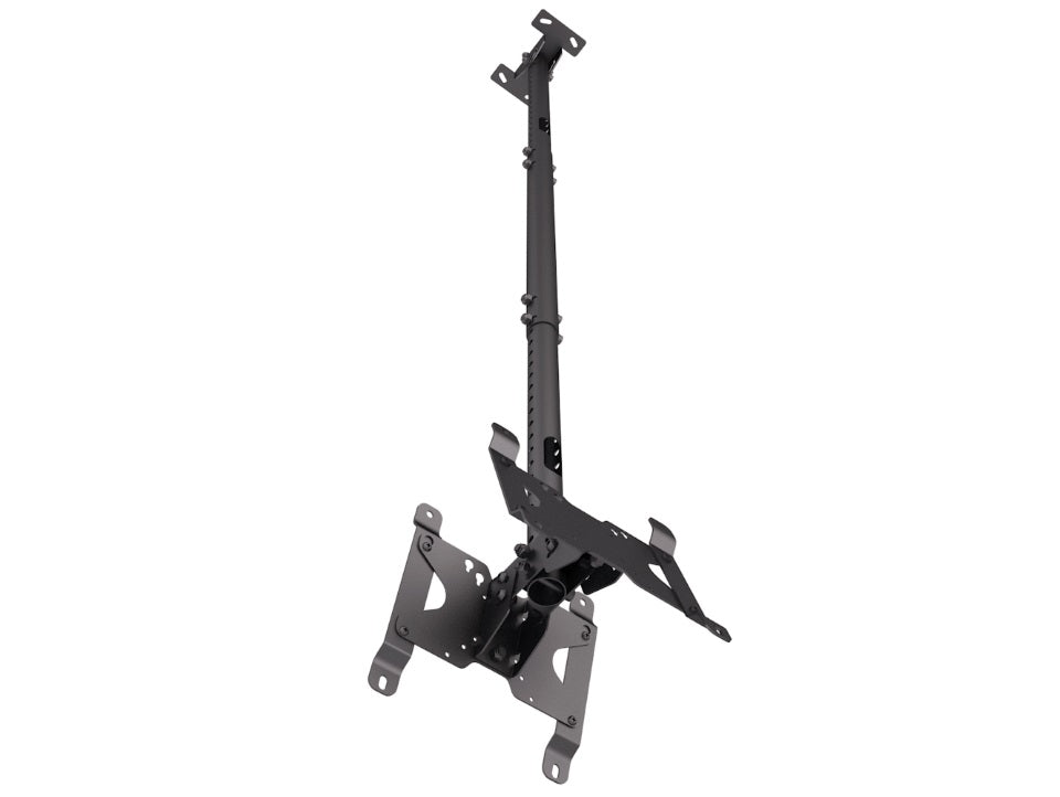 Multibrackets M Public Ceiling Mount Small Back to Back for 10"-32" Screens – Black | 7350073734740 Ceiling Mount Bracket Multibrackets