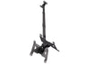 Multibrackets M Public Ceiling Mount Small Back to Back for 10"-32" Screens – Black | 7350073734740