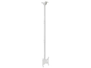 Multibrackets M Public Ceiling Mount Small Single for 10"-43" Screens – White | 7350073734757 Ceiling Mount Bracket Multibrackets