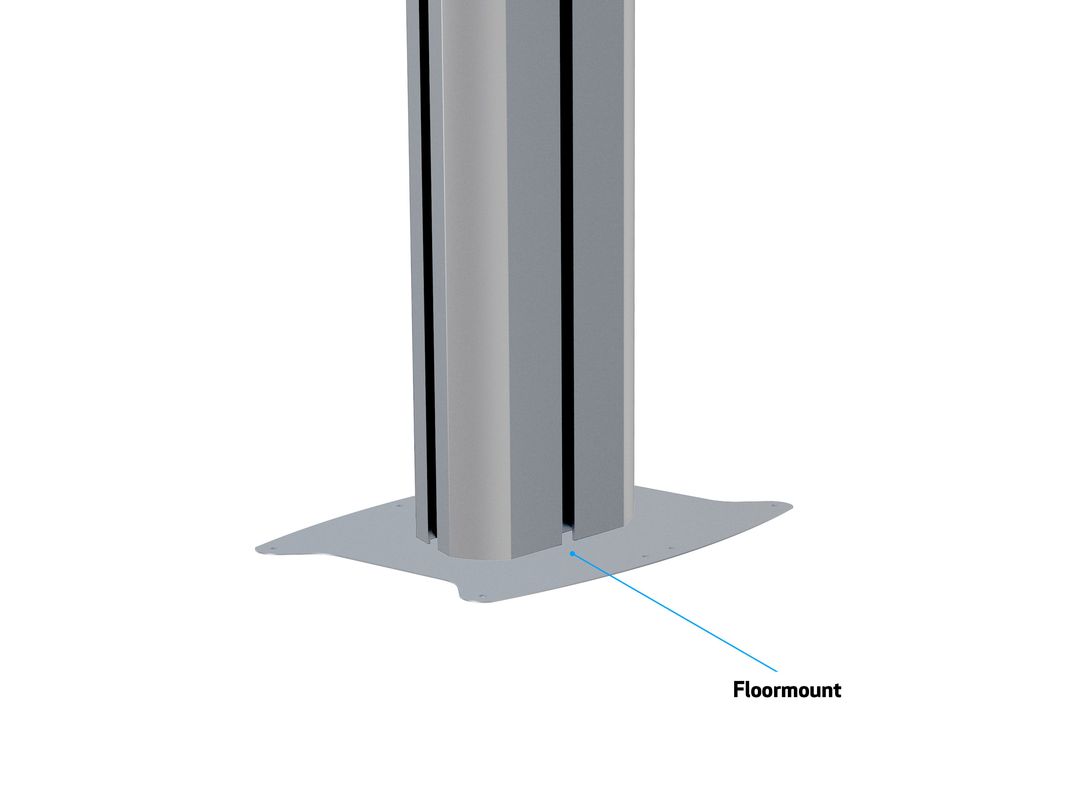 Multibrackets M Public Display Floorstand B2B Fixed Base - Silver | 7350022739796
