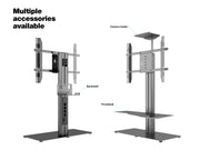 Multibrackets M 110 HD Single Black Floor Stand for 50"–85" Screens | 7350105210846