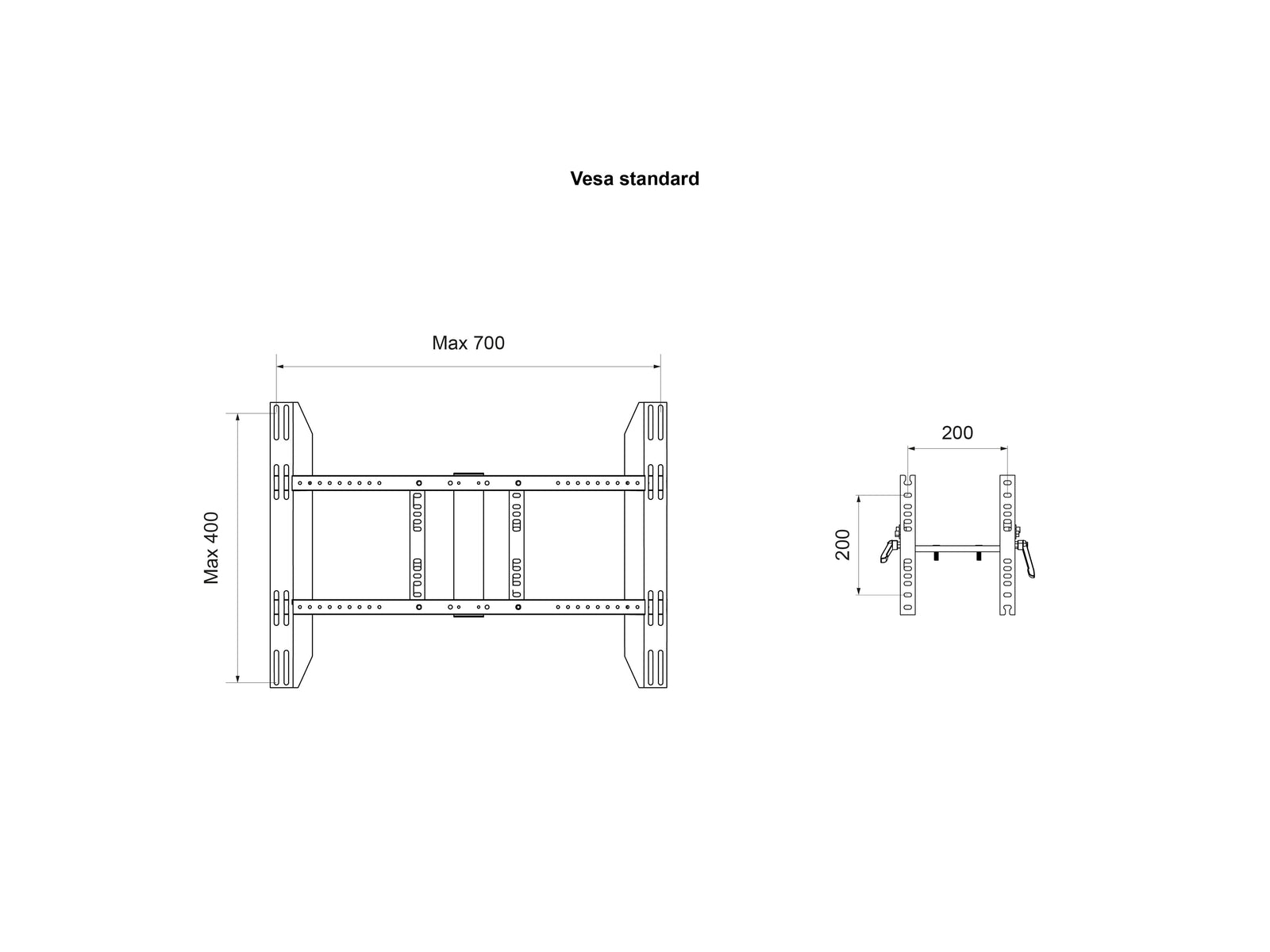 Multibrackets M Public Display Stand 110 Tilt & Table Black Floor Stand for 32"-55" Screens | 7350073731077