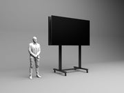 Multibrackets M Public Display Stand 210 Dual-Screen Mobile Floor Stand 86" – Black | 7340234815685 Floor Stand Multibrackets