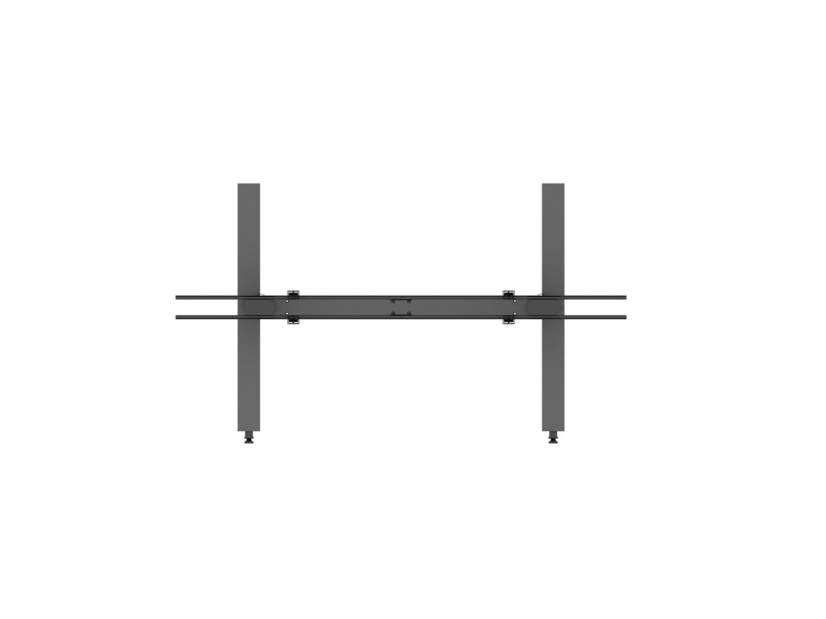 Multibrackets M Public Display Stand 210 Dual-Screen Mobile Floor Stand 86" – Black | 7340234815685 Floor Stand Multibrackets