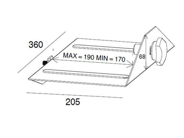 Multibrackets M Public Display Stand CPU Holder - Silver | 7350022737617