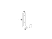 Multibrackets M Public Display Stand Cable Hooks - Black | 7350073730759