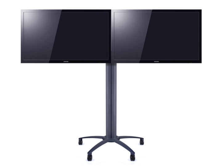 Multibrackets M Public Display Stand Dual Screen Mount for 40"-55" Displays - Black | 7350022737792