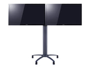 Multibrackets M Public Display Stand Dual Screen Mount for 40"-55" Displays - Black | 7350022737792