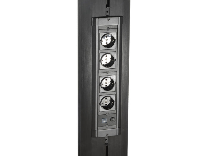 Multibrackets M Public Display Stand Pillar 70cm - Black | 7350073730674 Mount Accessories Multibrackets