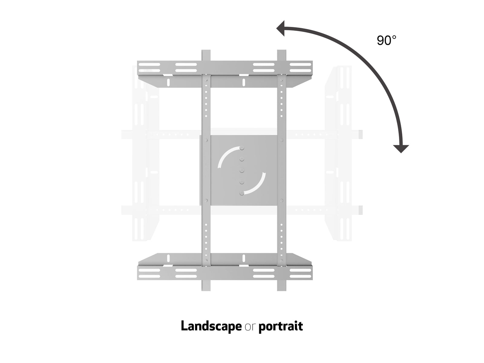 Multibrackets M Public Display Stand Single Screen Mount - Silver | 7350022736986