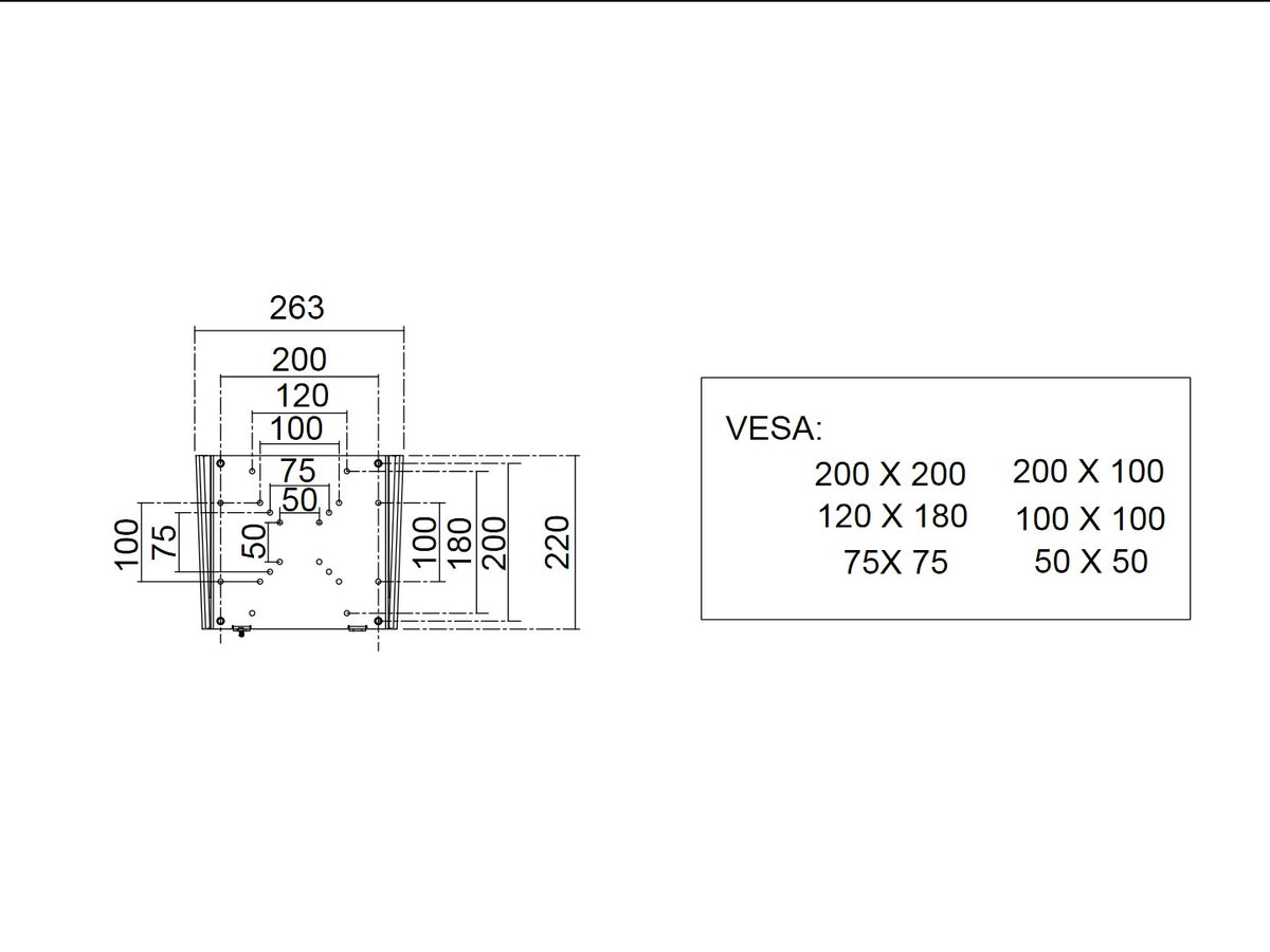 Multibrackets M Public Display Stand Single Screen VESA Mount - Black | 7350073730797