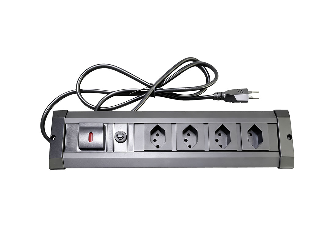 Multibrackets M Public Display Stand Swiss Power Rail - Black | 7350073732678