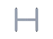 Multibrackets M Public Display Stand Wheelbase HD B2B Silver - 100kg Load | 7350073736010