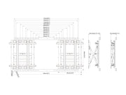Multibrackets M Public Extra-Large Displays Video Wall Mount For 85"-120" Screens | 7350022739086 Video Wall Mount Multibrackets