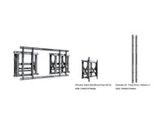 Multibrackets M Public Extra-Large Displays Video Wall Mount For 85"-120" Screens | 7350022739086 Video Wall Mount Multibrackets